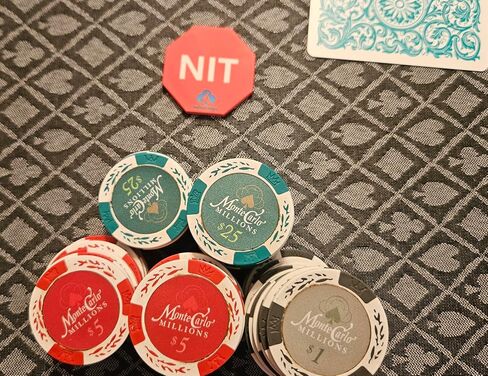 Nit Button Set for Texas Hold'em and Omaha Poker (Pack of 10) - Enhance Your Play with Professional Chips for The Stand-Up Game As Featured on The Lodge and Hustler Live Streams in Saudi Arabia