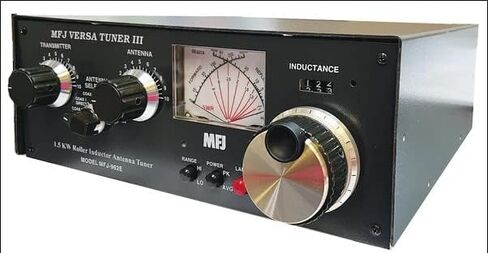 MFJ-962E MFJ-962 Original MFJ Enterprises 1.8-30 MHz Versa Tuner III AirCore Roller Inductor Antenna Tuner - يعالج 1500 واط PEP SSB مكبر للصوت مدخلات الطاقة * يستبدل MFJ-962D in Kuwait