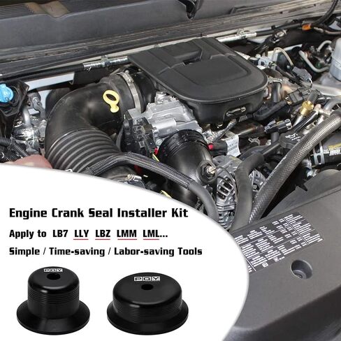 طقم محرك ختم العمود المرفقي الرئيسي الأمامي والخلفي متوافق مع 01-16 GM 6.6 6.6L Duramax Diesel in Saudi Arabia