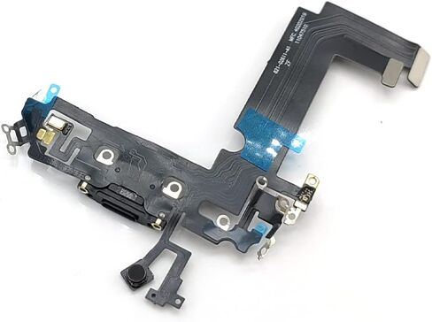 استبدال كابل مرن لمنفذ شحن USB وموصل USB لهاتف iPhone 12 Mini (5.4 بوصة) باللون الأسود in Saudi Arabia
