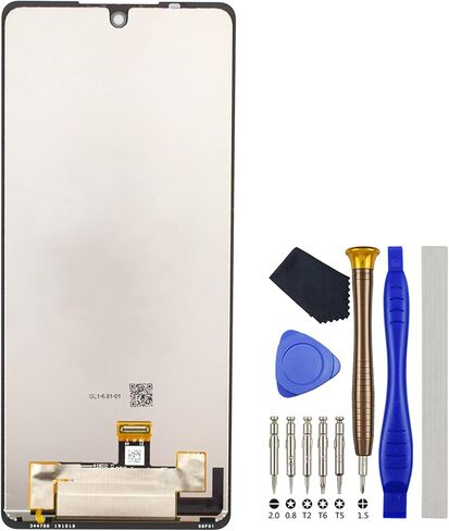 استبدال مجموعة شاشة LCD رقمية تعمل باللمس بالكامل لهاتف LG K71 LMQ730HA LM-Q730HA أسود in Saudi Arabia