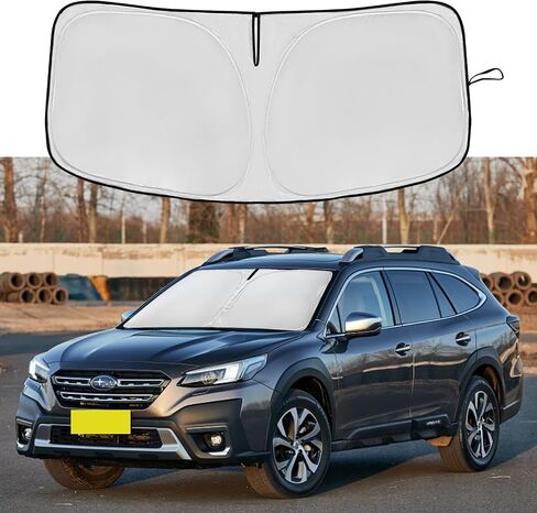 Windshield Sun Shade for BMW 3 Series 2019-2024 Double Layer 240T Front Window Shade Custom Fit Sun Visor Foldable Shade Blocks UV Rays Summer Must Have Car Accessories in Saudi Arabia