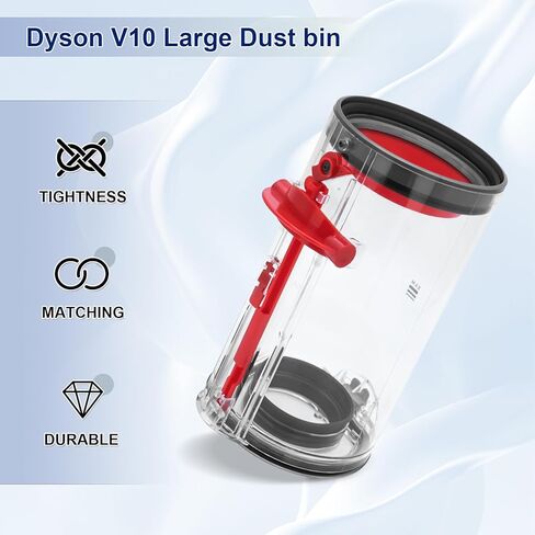 Dust Bin Replacement Compatible with Dyson V10 SV12 Animal Absolute Vacuum Cleaner Canister, Large Dust Bin Replacement Part No. 969509-01 in Kuwait