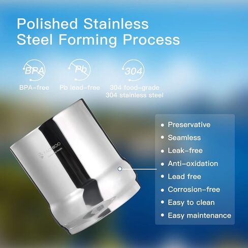 Gravity-Fed Water Filter System, NSF/ANSI 42&372 Standard, 3.25G Stainless-Steel Countertop System with 2 Black Elements, 2 Fluoride, Metal Water Level Spigot, Reduces Fluoride and Chlorine in Saudi Arabia