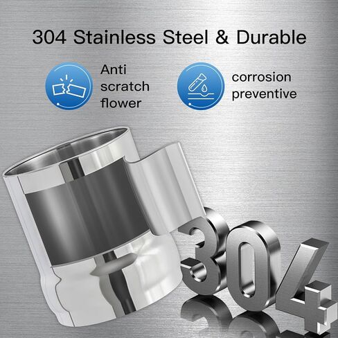 Gravity-Fed Water Filter System, NSF/ANSI 42&372 Standard, 3.25G Stainless-Steel Countertop System with 2 Black Elements, 2 Fluoride, Metal Water Level Spigot, Reduces Fluoride and Chlorine in Saudi Arabia