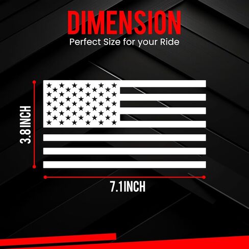 GRITKULTURE Subdued American Flag Decal Stickers 2 Pack for Cars, Trucks, Hard Hats, Laptops, Tumblers, and Window Police Military Tactical US Flag (Black) in Saudi Arabia