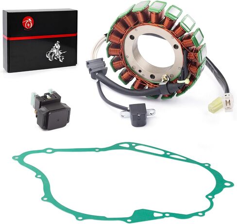 Stator & Starter Relay w/Gasket for Yamaha XVS1100 V-Star 1100 2003-2009 in Saudi Arabia