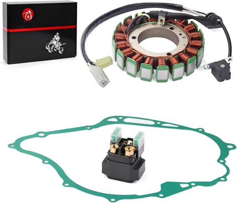 Stator & Starter Relay w/Gasket for Yamaha XVS1100 V-Star 1100 2003-2009 in Saudi Arabia