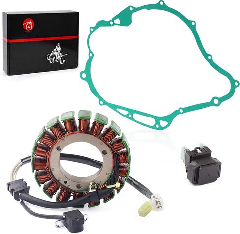 Stator & Starter Relay w/Gasket for Yamaha XVS1100 V-Star 1100 2003-2009 in Saudi Arabia