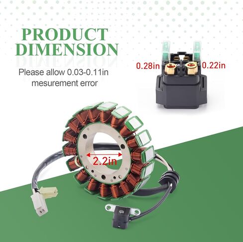 Stator & Starter Relay w/Gasket for Yamaha XVS1100 V-Star 1100 2003-2009 in Saudi Arabia