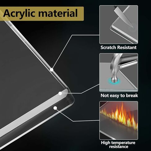 غطاء لوحة مفاتيح للقطط مقاس 20 بوصة، واقي من الأكريليك الشفاف وواقي لجسر لوحة المفاتيح وحامل شاشة مضاد للقطط in Kuwait