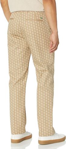 Lacoste Men's Printed Straight Leg Chino Pant in Saudi Arabia