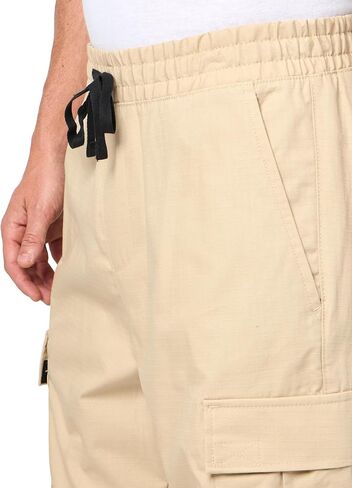 HUGO Men's Relaxed Fit Cotton Twill Joggers in Saudi Arabia