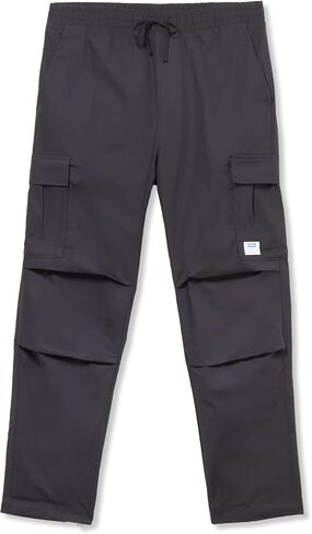 HUGO Men's Relaxed Fit Cotton Twill Joggers in Saudi Arabia