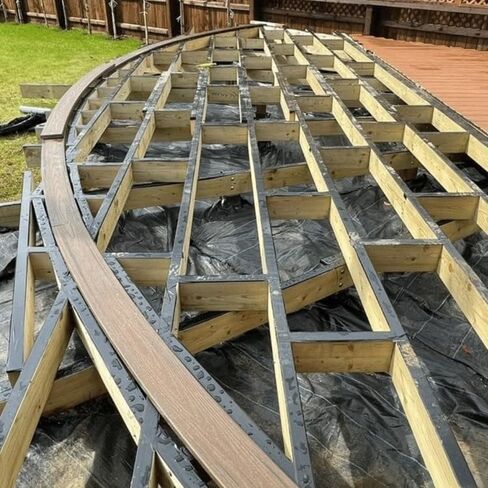 Deck Joist Butyl Tape - 1 5/8" x 50' x 2 Rolls - Waterproof Seal, Weather Resistance, Self-Adhesive Premium Flashing Tape - Protects Wood Joists and Beams in Saudi Arabia