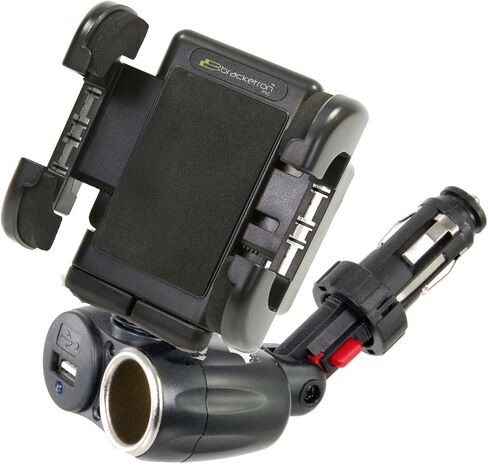قاعدة شحن USB عالمية من Bracketron Grip-iT Mount، أسود in Kuwait