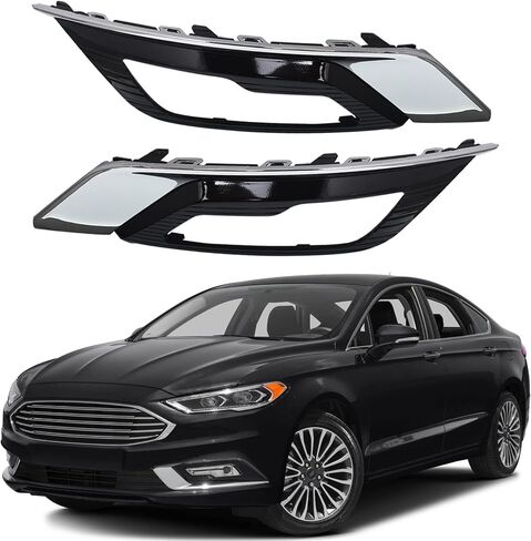 غطاء مصباح الضباب الأمامي من الكروم لاستبدال 2017 2018 Fusion LH وRH in Saudi Arabia