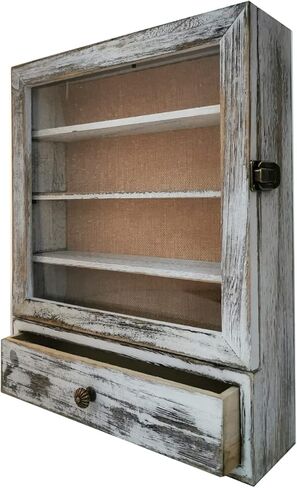 إطار صناديق الظل مقاس 11 × 14 مع درج واحد و3 أرفف قابلة للإزالة، وحقيبة عرض صندوق الظل العميق مع أرفف، وحقائب عرض بيضاء للزهور، والتذكارات، وحفلات الزفاف، والحرف اليدوية، والتذاكر والصور in Kuwait