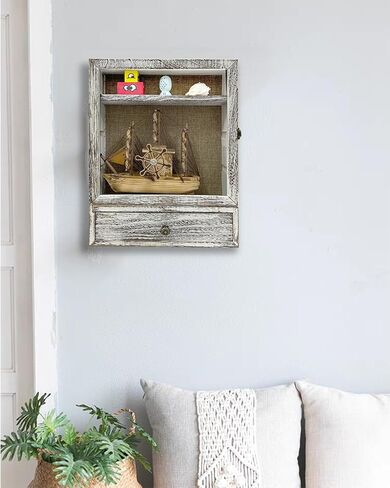 إطار صناديق الظل مقاس 11 × 14 مع درج واحد و3 أرفف قابلة للإزالة، وحقيبة عرض صندوق الظل العميق مع أرفف، وحقائب عرض بيضاء للزهور، والتذكارات، وحفلات الزفاف، والحرف اليدوية، والتذاكر والصور in Kuwait