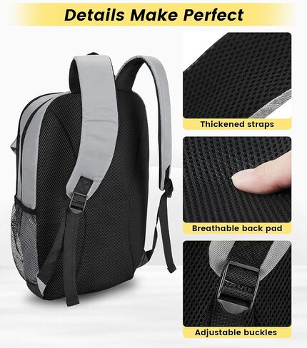 حقيبة ظهر Vorspack Gym للرجال - حقيبة ظهر رياضية كبيرة مع حقيبة ظهر للتمارين الرياضية أثناء السفر - أسود in Kuwait