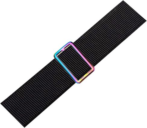 Wealrit 10 Pcs Flat Metal Slide Buckles for Purse Straps Rainbow Tri-Glides Clasp Belt Adjuster Buckles in Saudi Arabia