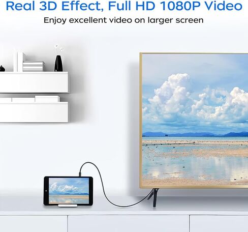 كابل HDMI صغير إلى HDMI بطول 6 أقدام، 2 حزمة HDMI إلى محول HDMI ثنائي الاتجاه عالي السرعة للتلفزيون عالي الدقة والكمبيوتر اللوحي والكاميرا وكاميرا الفيديو وبطاقة الرسومات، Raspberry Pi Zero W، Sony، Nikon Z6، Canon EOS in Kuwait