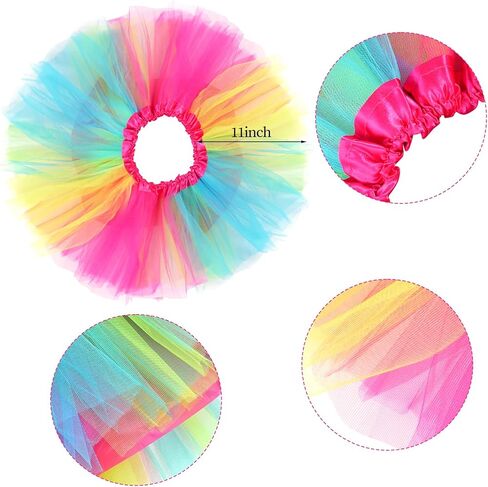 80s زي اكسسوارات ملابس توتو تنورة تدفئة الساق قفازات شبكة صيد السمك مصراع زجاج عقال قلادة للنساء 80s حفلة الهالوين in Kuwait