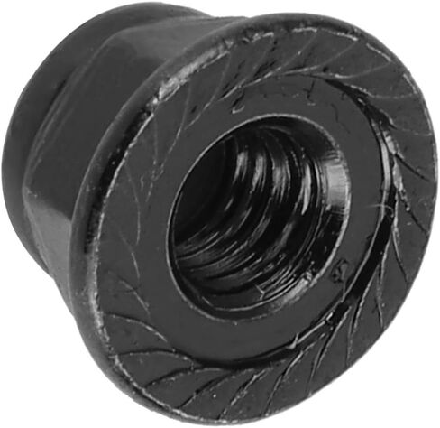 RC Nuts, 12PCS Non Slip Tire 4mm Lock Nut Compatible with TRX4 TRX6 SCX10 1/10 RC Model Car(Black) in Saudi Arabia