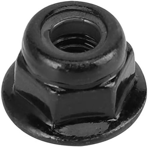 RC Nuts, 12PCS Non Slip Tire 4mm Lock Nut Compatible with TRX4 TRX6 SCX10 1/10 RC Model Car(Black) in Saudi Arabia