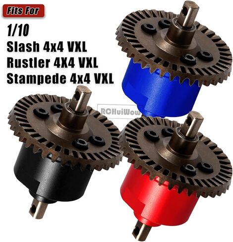 جزء ترقيات تفاضلية أمامية RC لـ 1/10 Slash Rustler Stampede 4x4 VXL، قطعتان من الفولاذ #45 قفزات مختلفة، تم استبدالها #5381#6882#5379، أزرق داكن in Saudi Arabia