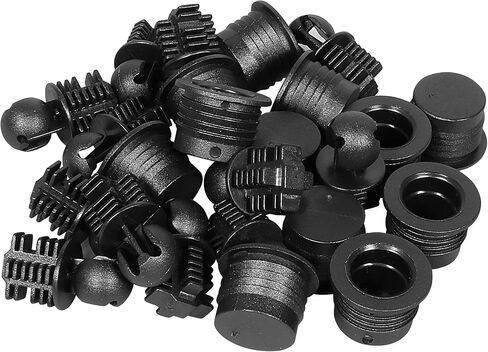 MECCANIXITY Speaker Grill Guides Plastic Black Ball Socket Type Dia 12mm for Speaker Parts Accessories Pack of 8 in Saudi Arabia