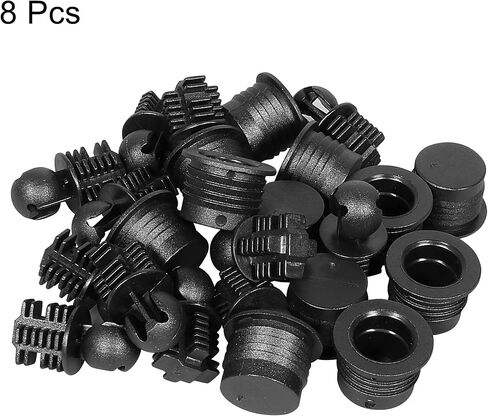 MECCANIXITY Speaker Grill Guides Plastic Black Ball Socket Type Dia 12mm for Speaker Parts Accessories Pack of 8 in Saudi Arabia