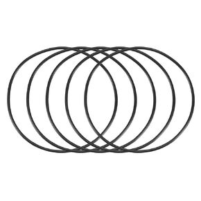 uxcell Nitrile Rubber O-Rings 77mm OD 73mm ID 2mm Width, Metric Nitrile Rubber Sealing Gasket, Pack of 5
