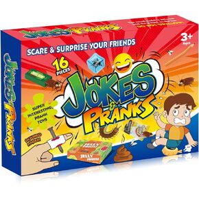 ALLROAD Prank Kit | Pranks for Kids | Joke Box-Ultimate Gift Set 20 Ultimate Practical Jokes and Pranks for Kids | Prank Toys Pack Set Box for Gifts