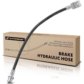 A-Premium Rear Center Brake Hydraulic Hose Compatible with Select Chevy and GMC Models - Astro, Safari, 2003-2005 - Replace# 15055989