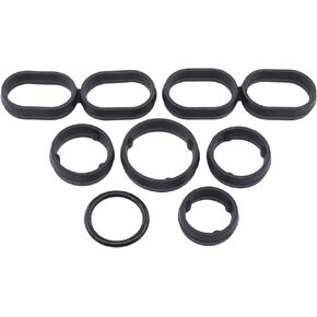 MOTOKU Engine Oil Filter Housing O Ring Seal kit for Chrysler 300 200 Pacifica for Dodge Charger Challenger Ram 1500 for Jeep Wrangler Grand Cherokee