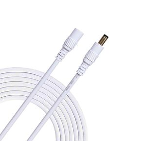 1m/3.28Feet DC Power Extension Cable 2.5 mm x 5.5 mm Male to Female Connector, DC Power Cord Extension Cable for Power Adapter, 12V CCTV Wireless IP Camera, Monitors - Black
