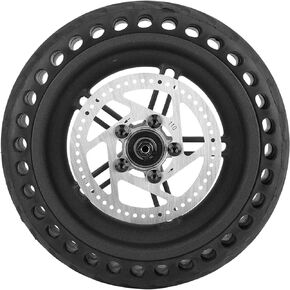 Vbestlife Rear Tire Wheel Hub Tyre Set,Replacement Rear Solid Tire with Hub Compatible with Xiaomi M365 Electric Scooter