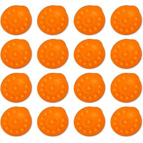 16pcs Breast Pump Membrane for Medela, BPA Free Silicone Breast Hand Pump Replacement Parts Spare Membranes Swing Pumps Accessories Supplies for Manual and Electric Breast Pump (Orange)