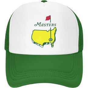 Masters Tournament Golf Baseball Cap Adjustable Trucker Mesh Baseball Hat for Men Women Headwear