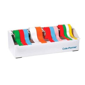 Cole-Parmer Write-On Tape, Assorted Colors, 1/2" x 14 yds, 24/pk