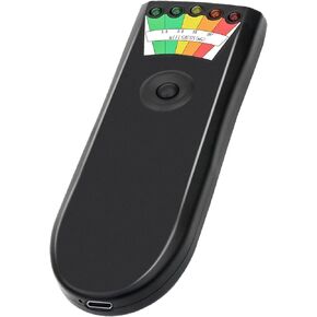 EMF Meters 5 Light Portable Magnetic Field Detector, Ghost Hunting Emf Detector for Office/Home/Outdoors (1 Pack)