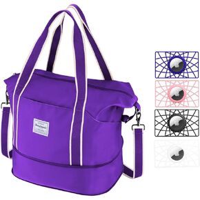 WALNEW Travel Accessories Bundle|AirTag Holder for Wallet & Travel Bag|Ultra Slim Thin 0.1 inch Thickness Airtag Card Holder|Travel Duffel Bag Weekender Overnight Carry On Bag for Women Men in Saudi Arabia