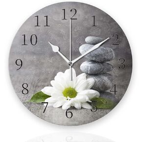 Battery Operated Wall Clocks 12 Inch,Baseball,Silent Home Decor for Bathroom,Living Room,Bedroom