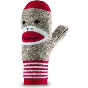 FoxRiver Kids Red Heel Merino Wool Monkey Mittens