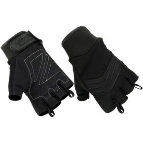 Hugger Women's Air Cooled No Sweat Knit Extreme Comfort Fingerless Riding Gloves