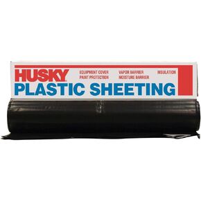 POLY AMERICA 05014 9-Feet X 400-Feet 1 Mil Clear Poly Film High Density