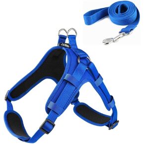 No Pull Dog Harness and Leash Set, Adjustable, Washable, and Easy to Use Dog Vest Harness for Walking and Training, for Small, Medium, and Large Dogs