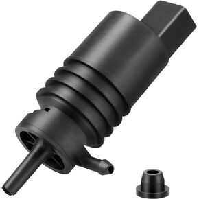 HHCSOP Windshield Washer Motor Pump w/Grommet, Replacement for BMW E46 M3 M5 X3 X5 Z3 Z4 Z8, Mercedes-Benz E250 E300 E320 E500 E550 E63 AMG, Replaces OEM 67128362154 67128377612 21323-232316B