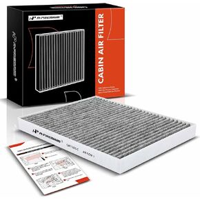 A-Premium Cabin Air Filter with Activated Carbon Compatible with Ford EcoSport 2018-2022, Fiesta 2011-2019, 1.0L 1.6L 2.0L, Replace# BE8Z19N619A